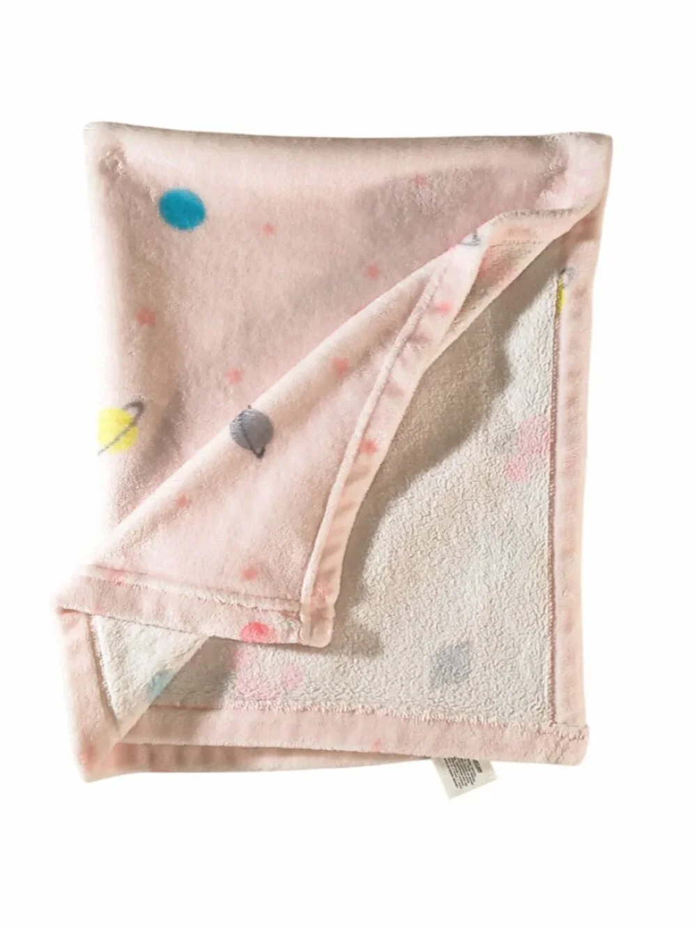 Disney Baby Providencia Minnie Mouse Planet Moon Space Pink Blanket 29